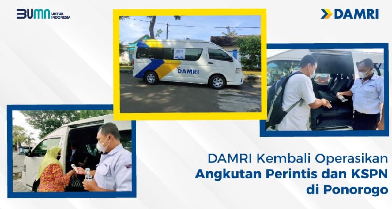 Damri Ponorogo Buka Kembali Jalur Perintis Armada Ber AC