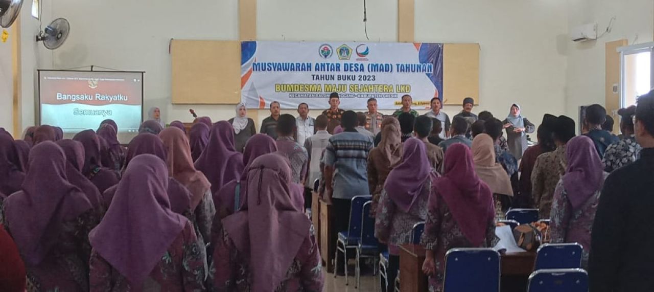Bumdesma Maju Sejahtera Balongpanggang Gelar MAD,unjuk eksistensi tahun 2023 SURPLUS