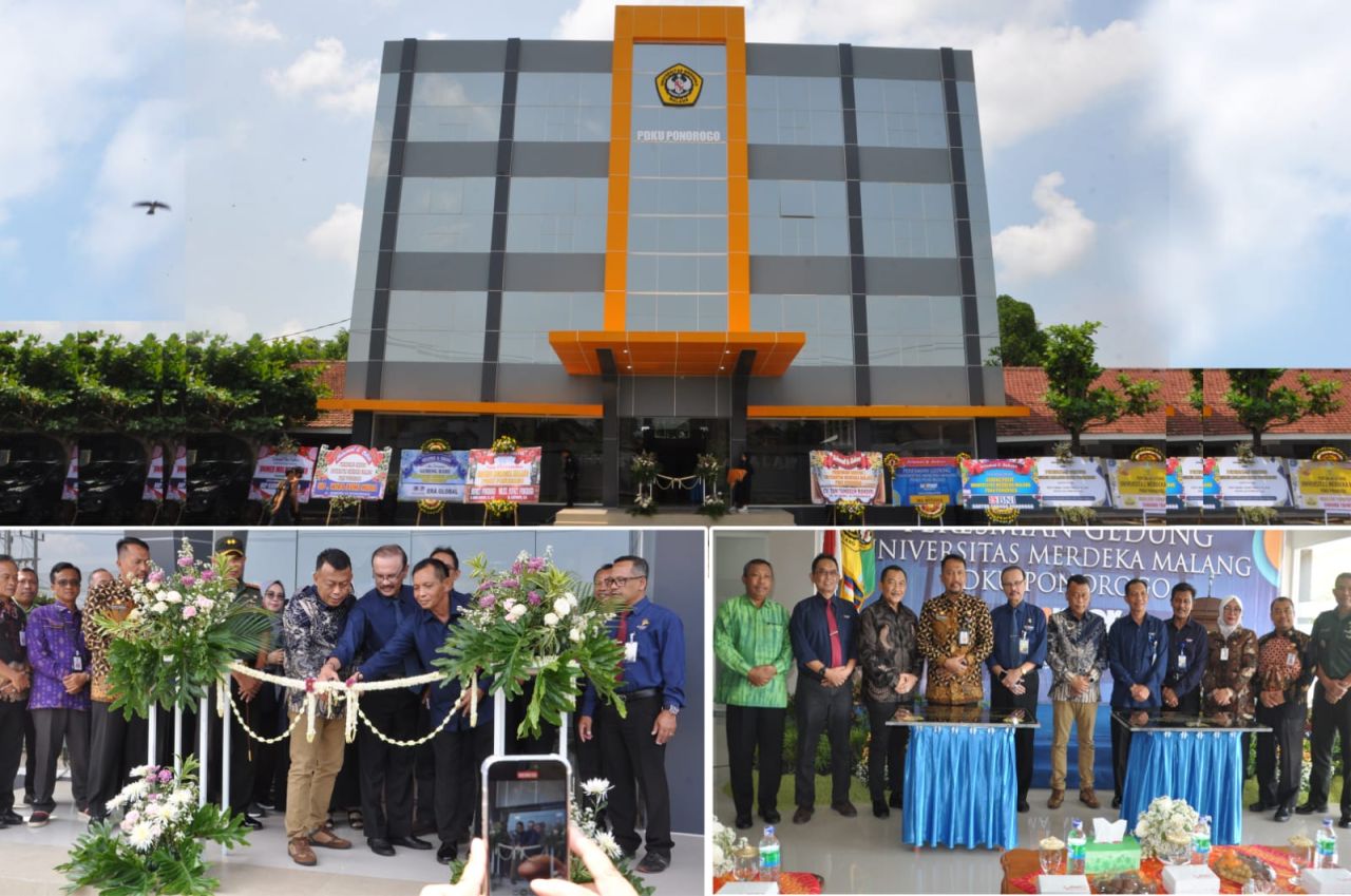 Gedung Baru Unmer Malang PDKU Ponorogo Diresmikan Bupati Ponorogo