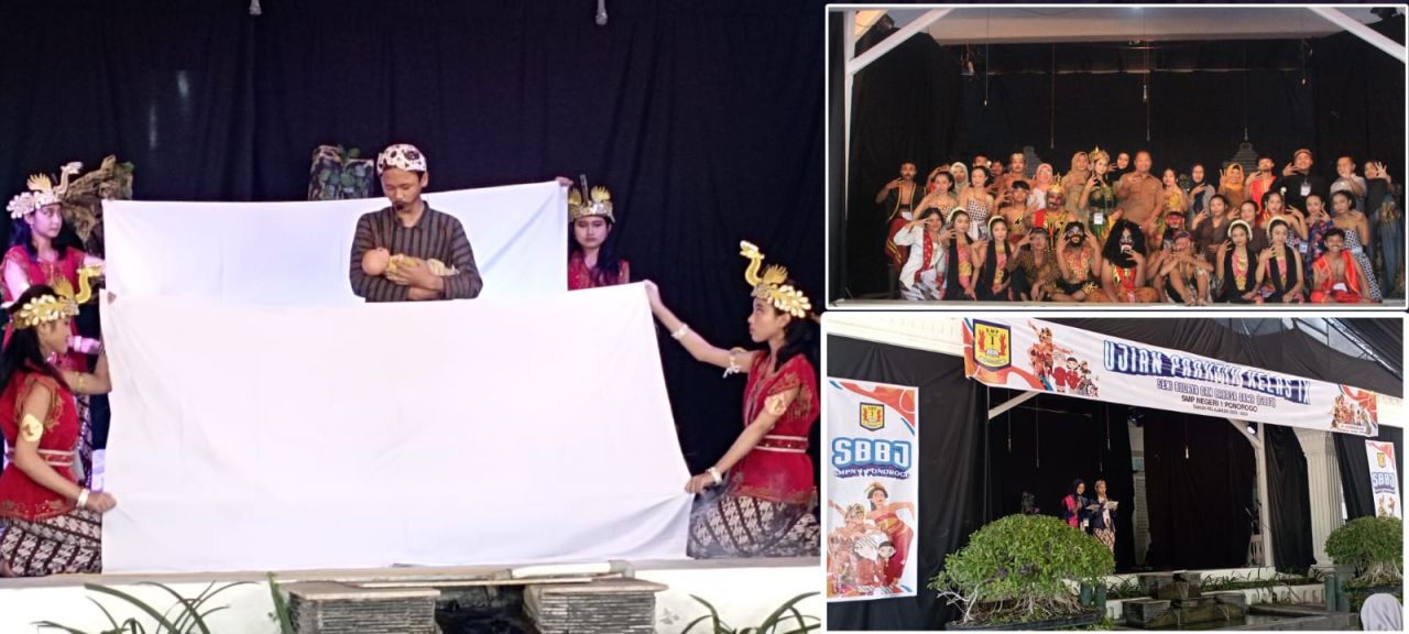 Lestarikan Bahasa Jawa Kelas IX SMPN 1 Ponorogo Gelar PSBBJ