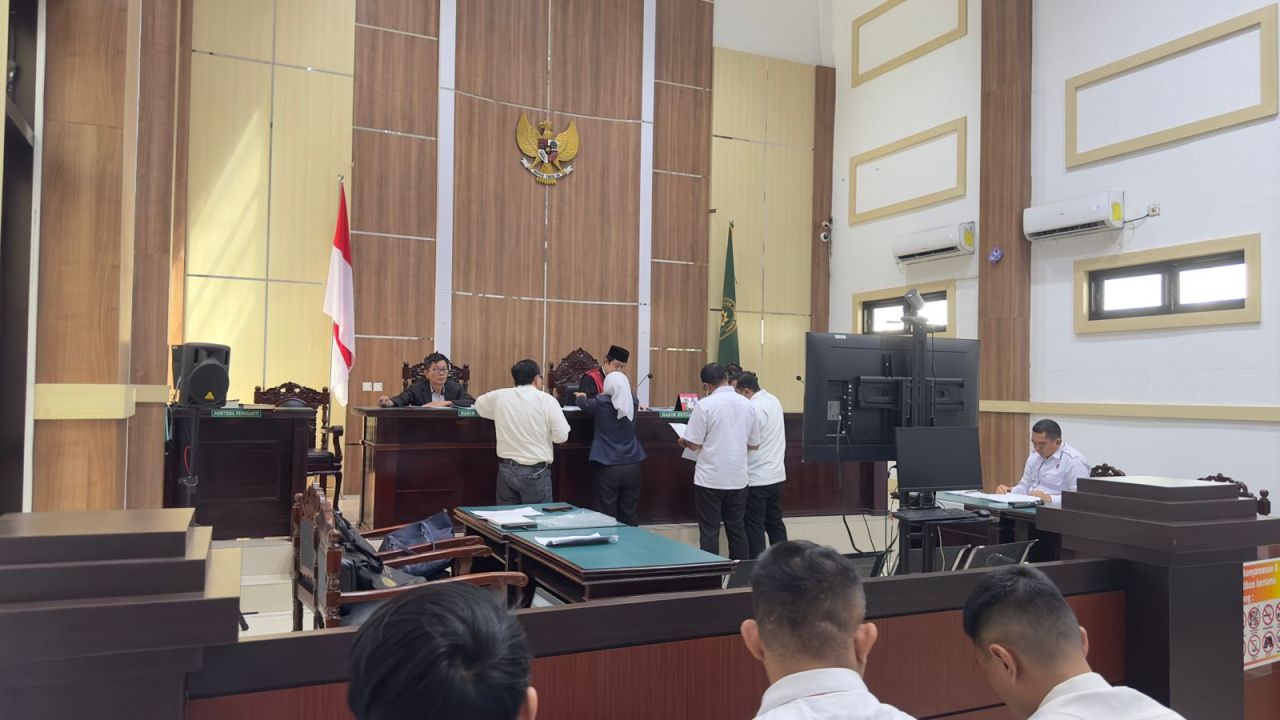 Sidang Praperadilan Termohon Polres Pasuruan Kota di PN Bangil, Kabupaten Pasuruan