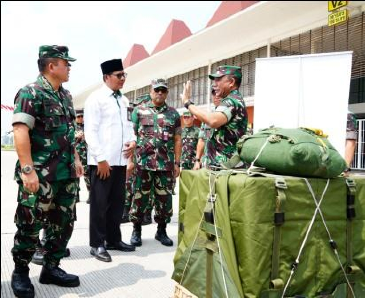 Pemeriksaan Kesiapan Operasi  atau apel kesiapan pengiriman bantuan kemanuasian