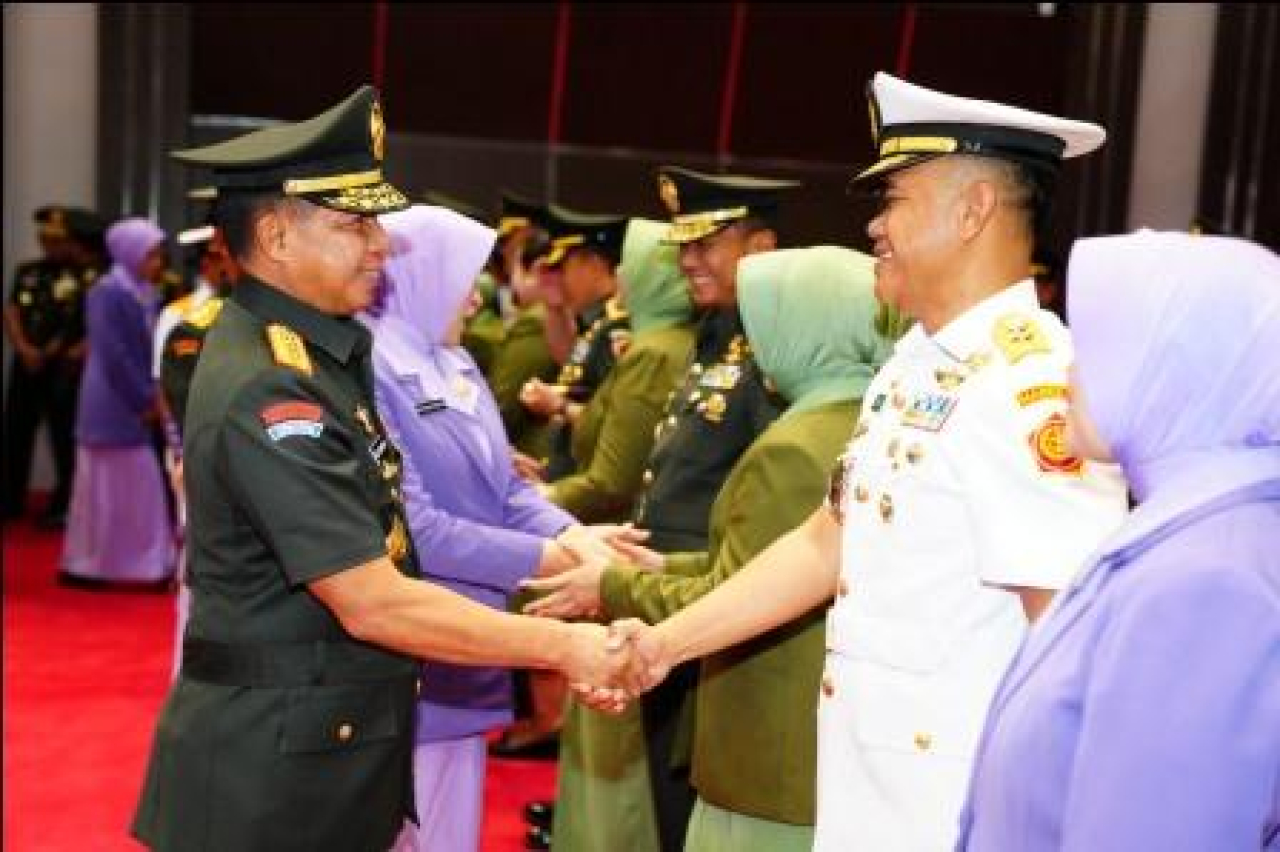 Jenderal TNI Agus Subiyanto, S.E., M.Si. memimpin Acara Laporan Korps kenaikan pangkat 29 Perwira Tinggi