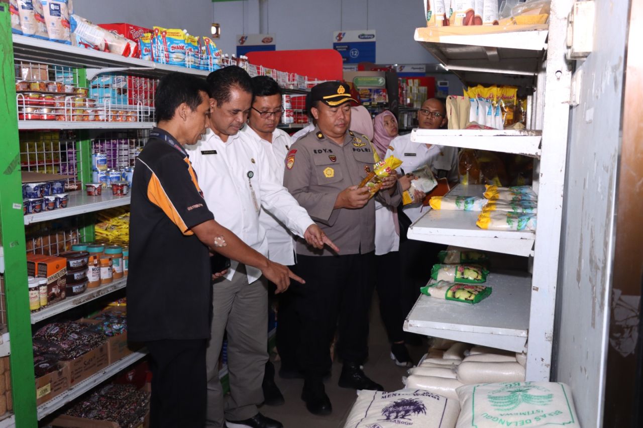 Jelang Lebaran Satgas Pangan Polres Ponorogo Bersama TPID Pantau Bahan Pangan