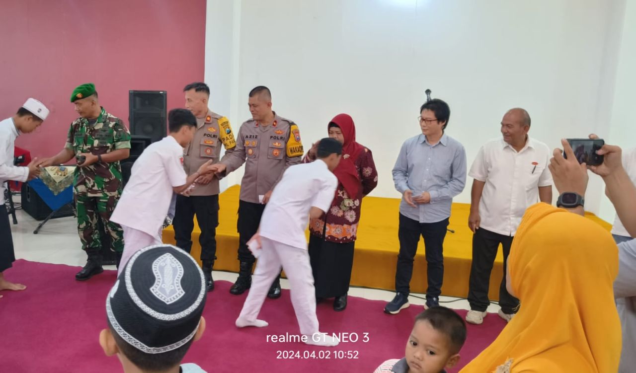 Inaco santuni ratusan anak yatim