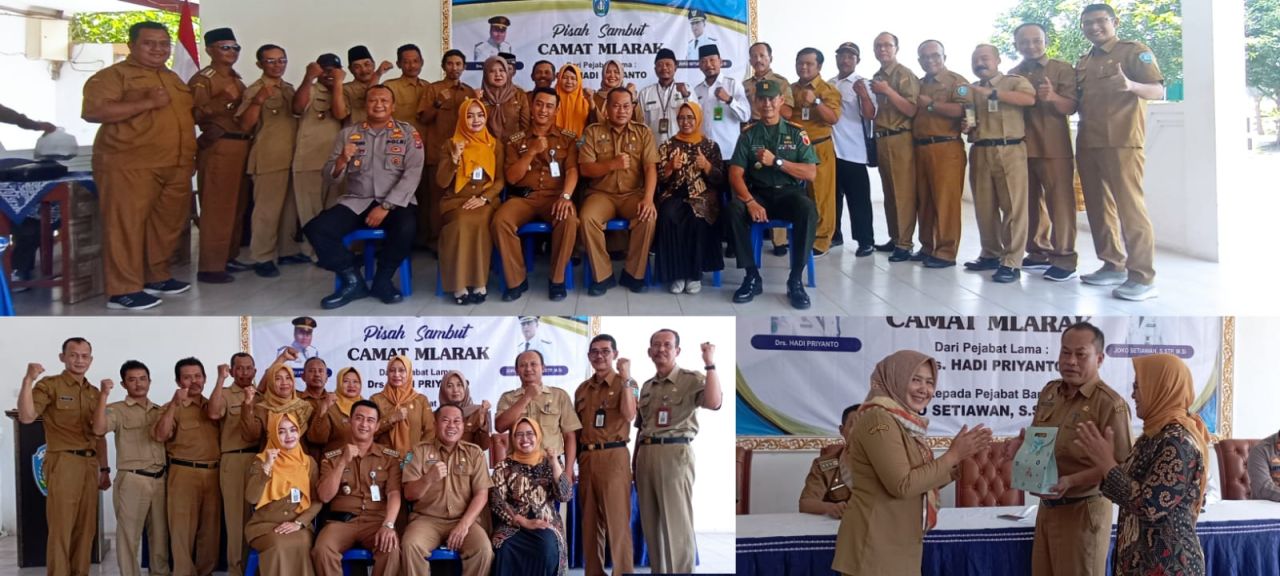 Pisah Sambut Camat Mlarak, Hadi Priyanto : Maafkan Saya Dan Keluarga Saya