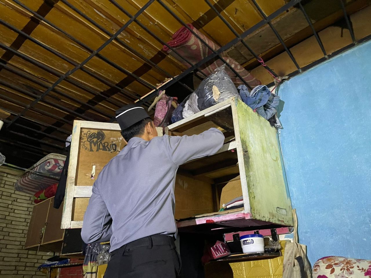 Apel siaga 3+1 Kunci Pemasyarakatan Maju Berantas Halinar dan razia kamar hunian