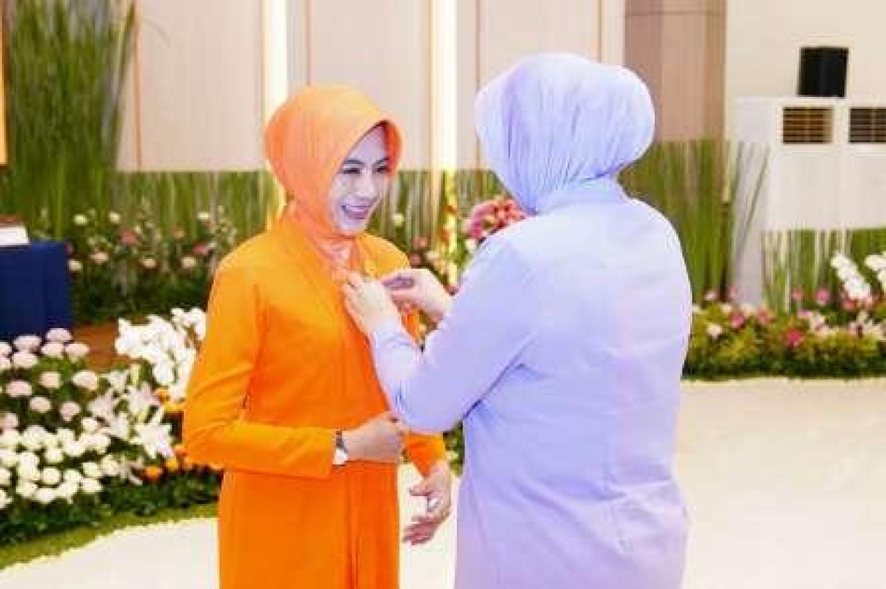 Serah Terima Jabatan (Sertijab) Ketua Dharma Pertiwi unsur PIA Ardhya Garini