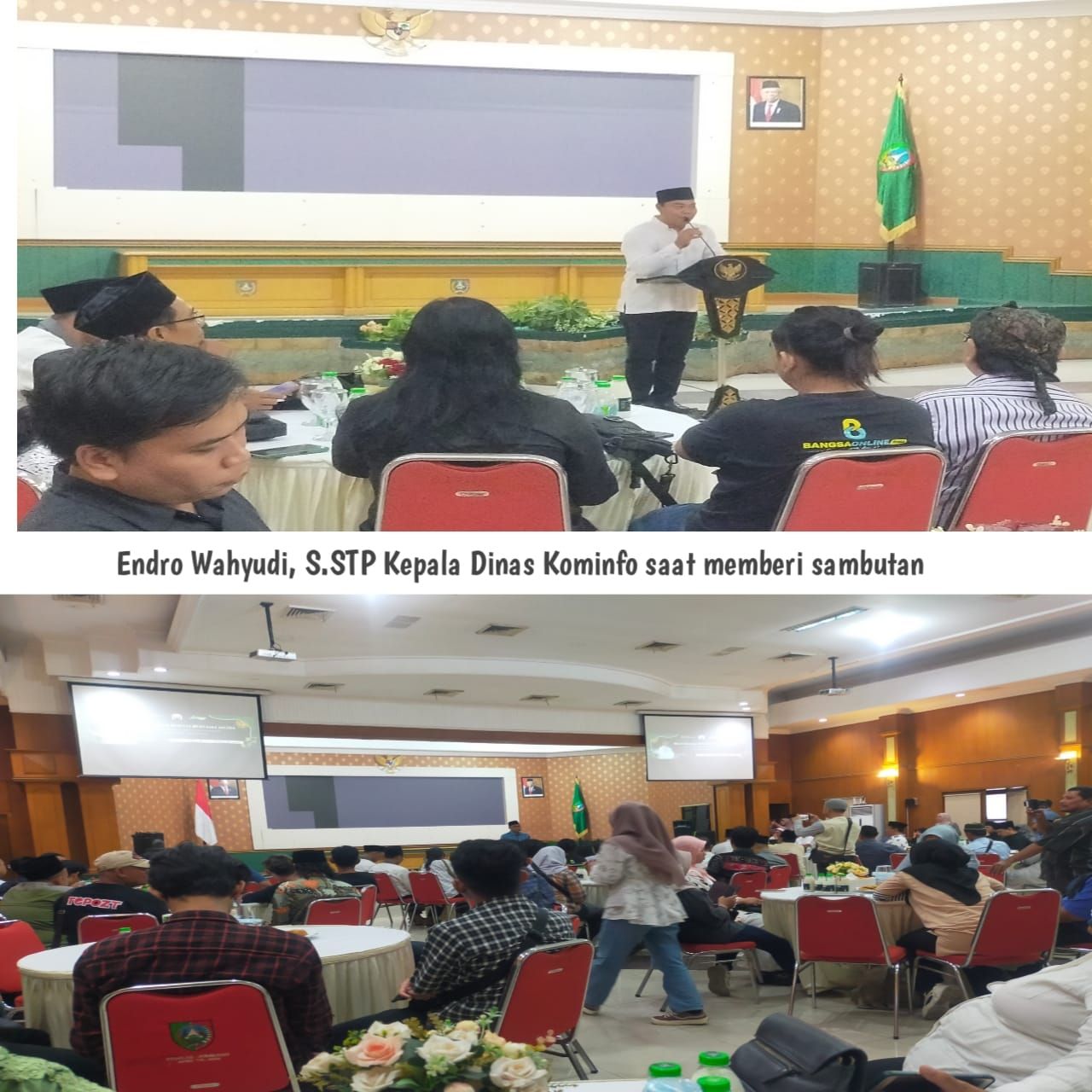 Dinas Kominfo Menggelar Silaturahmi Sekaligus Buka Puasa Bersama Pj Bupati Jombang Bersama Media