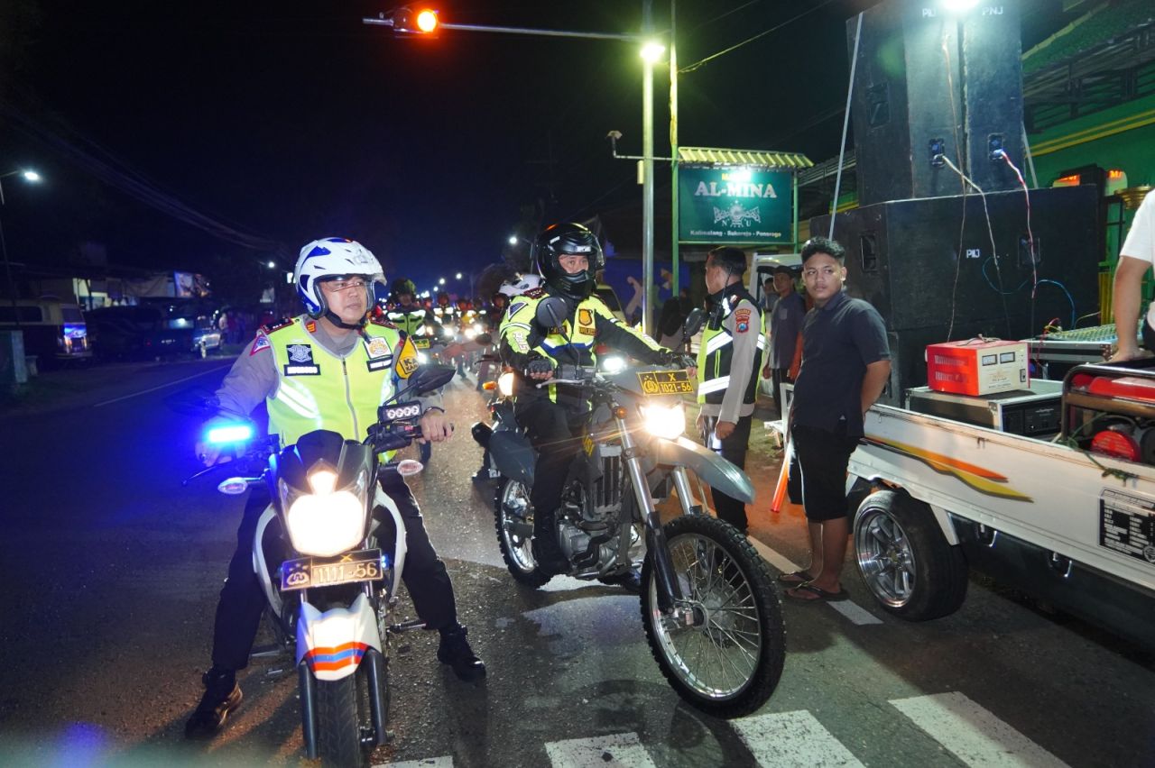 Patroli Gabungan TNI-Polr Takbiran di Ponorogo, 17 Mobil Bawa Sound Horeg Dipulangkan