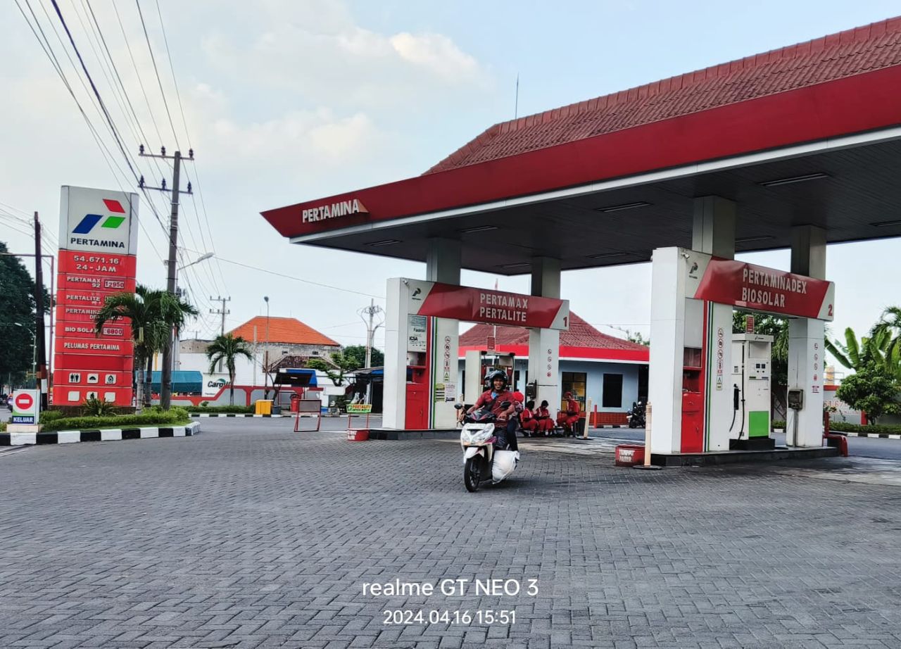 SPBU Kejapanan-Gempol mengalami kekosongan stok BBM jenis Pertalite dan Pertamax