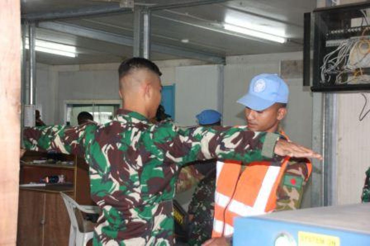 Kolonel Inf Made Sandy Agusto hadir di Bandara Bunia, melepas keberangkatan Chalk 1 Satgas Indo RDB XXXIX-E/MONUSCO