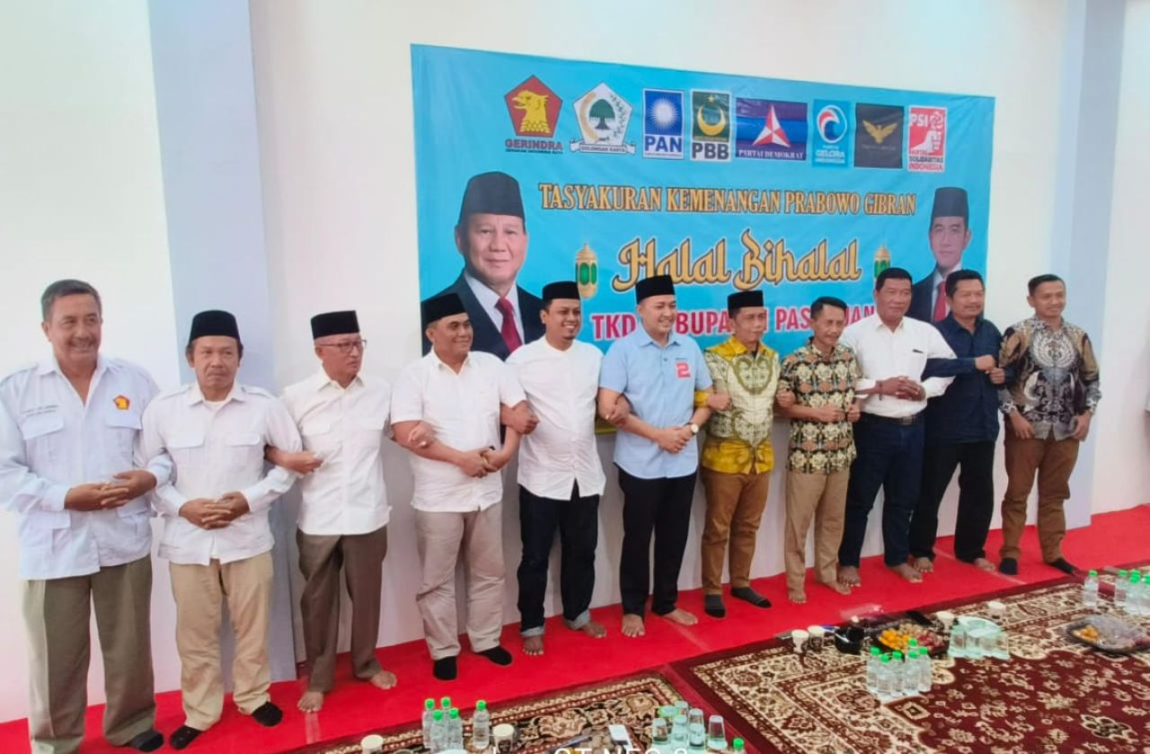 TKD Prabowo-Gibran Kabupaten Pasuruan bergandengan usai resmi dibubarkan