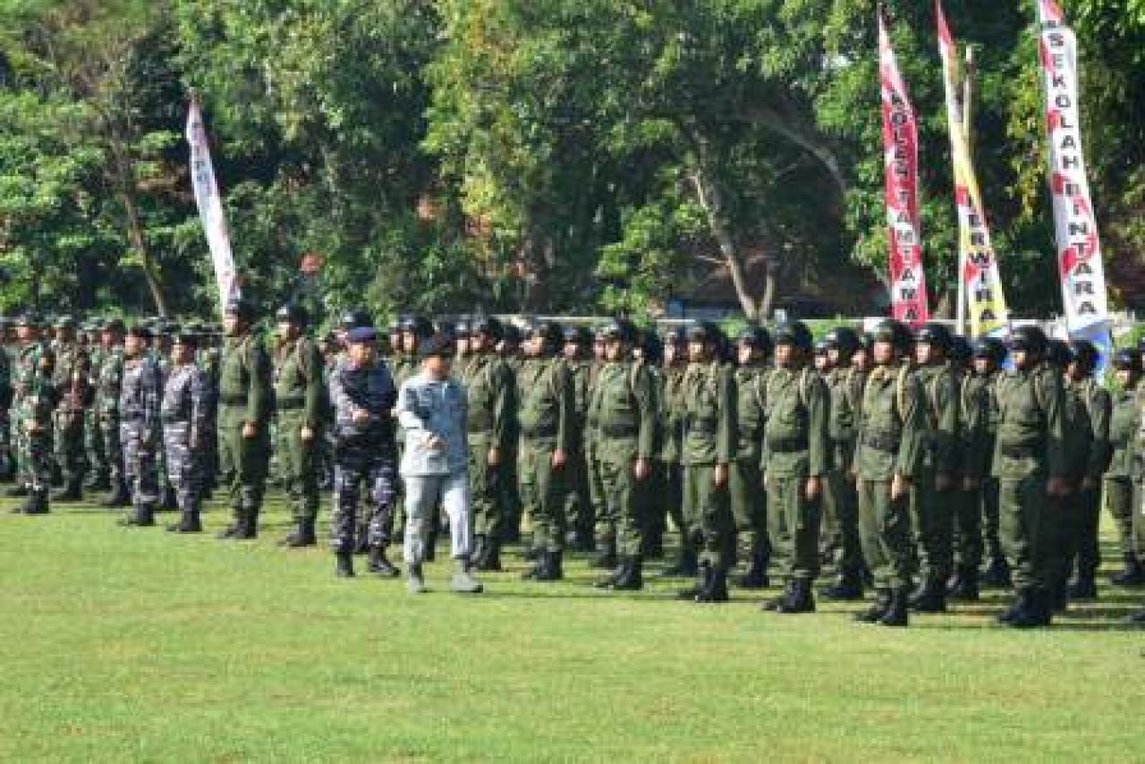 pacara pembukaan pelatihan dipimpin oleh Sestama Bakamla RI
