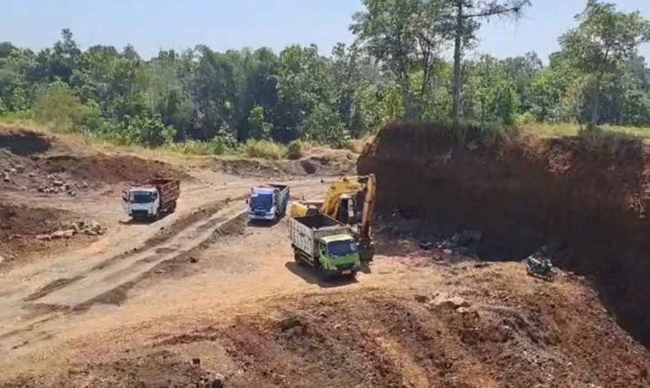 Lokasi Tambang yang diduga diluar titik koordinat dilakukan CV SES