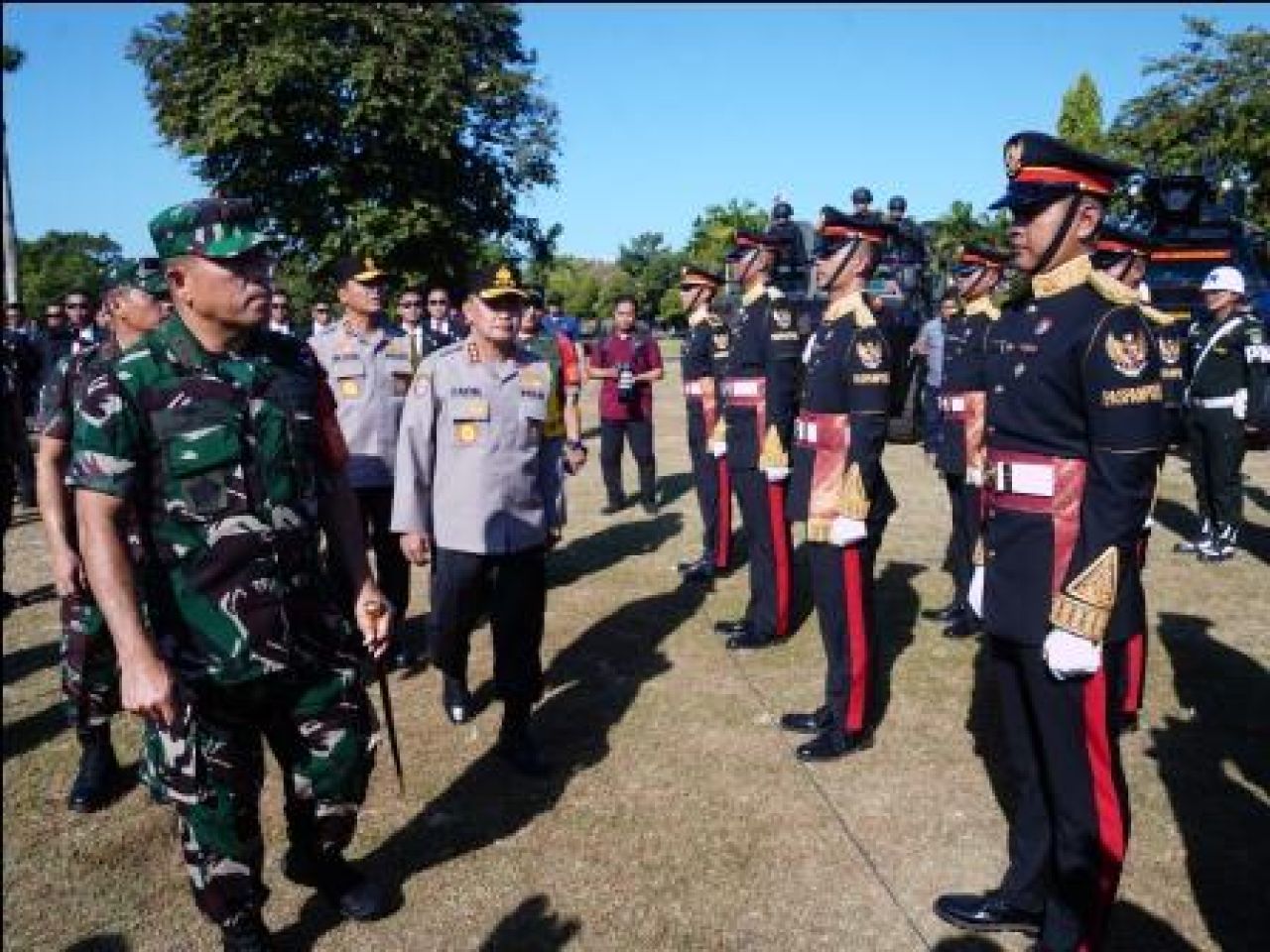 Apel Gelar Pasukan Satuan Tugas (Satgas) Pengamanan VVIP  KTT World Water Forum ke-10