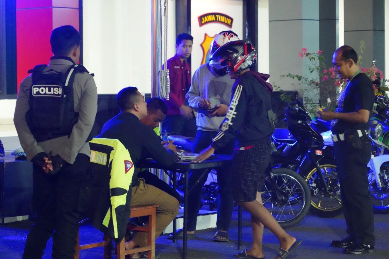 Respon Aduan Masyarakat Polres Ponorogo Amankan 9 Motor Tidak Sesuai Spektek Diduga Balap Liar