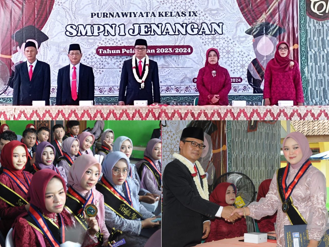 Purnawiyata SMPN 1 Jenangan Diikuti Ratusan Siswa Kelas IX
