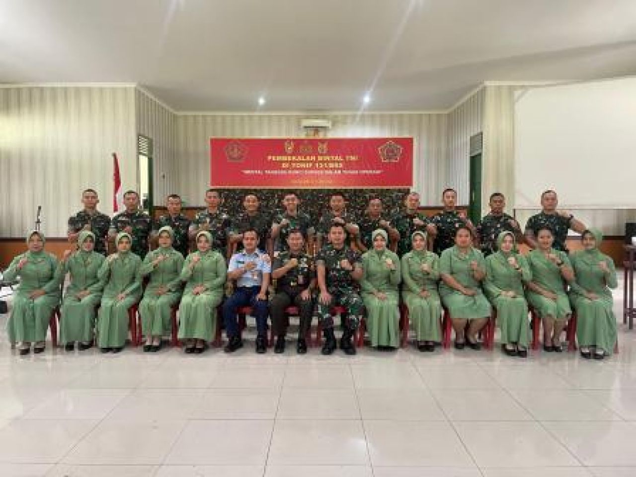 Pembekalan mental kepada 350 Prajurit Satgas Pengamanan Perbatasan Statis RI – Papua New Gini