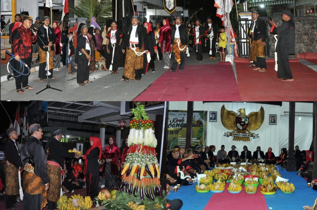 Ribuan Pisang Meriahkan Kirab Gedang Sewu Surodikraman