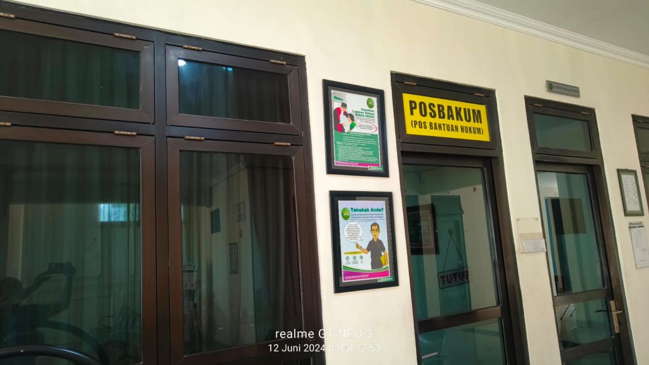 Ruang Posbakum di PN Bangil