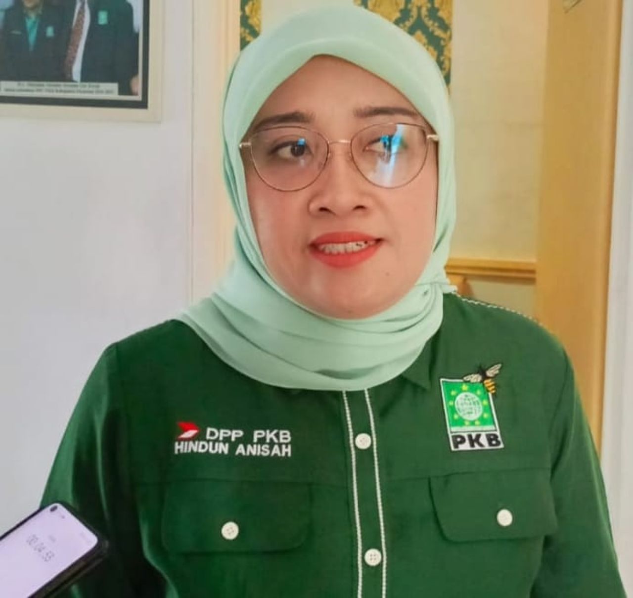 Ketua Karteker DPC PKB Kabupaten Pasuruan, Hindun Anisah