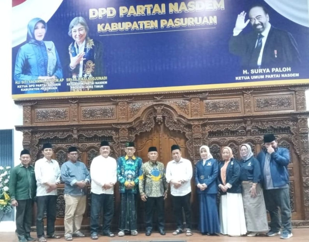 Gus Mujib saat silaturahmi ke DPD NasDem Pasuruan