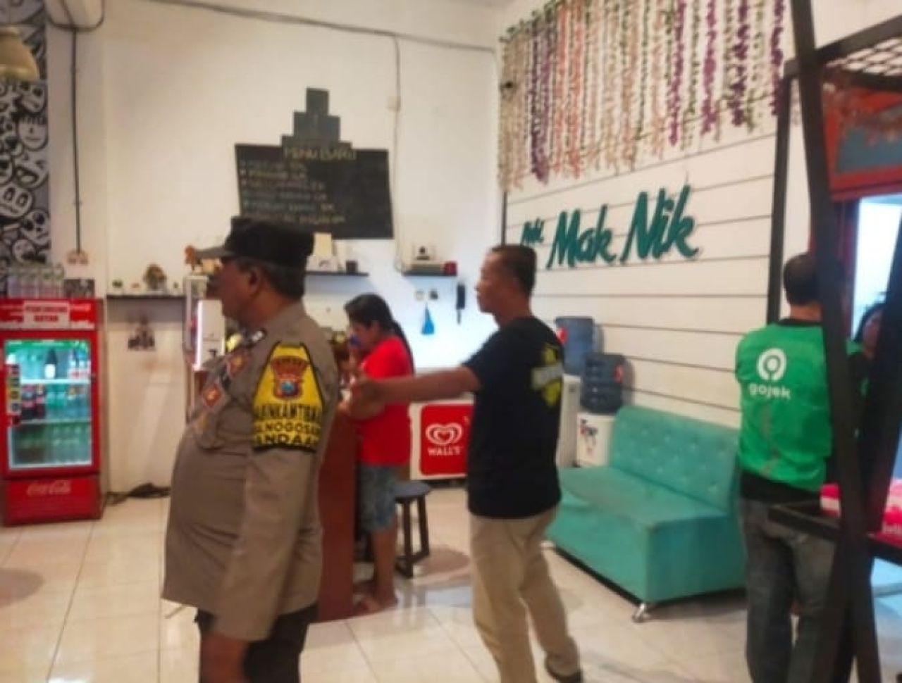 Razia Miras Polsek Pandaan beberapa hari lalu di Kedai Mak Nik