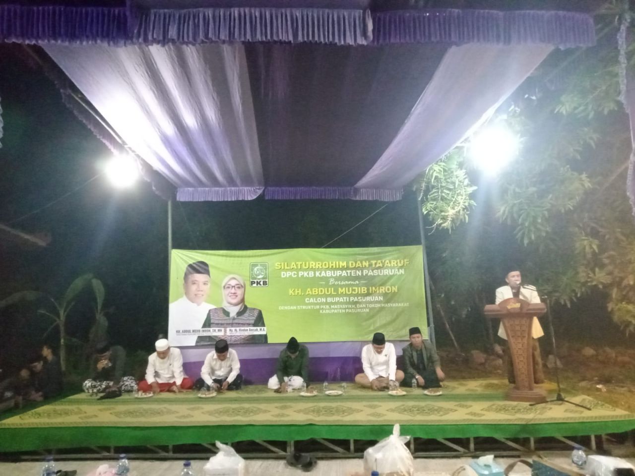 Silaturahmi DPC PKB. Mas Dion Serukan Menangkan Gus Mujib di Pilkada Pasuruan.