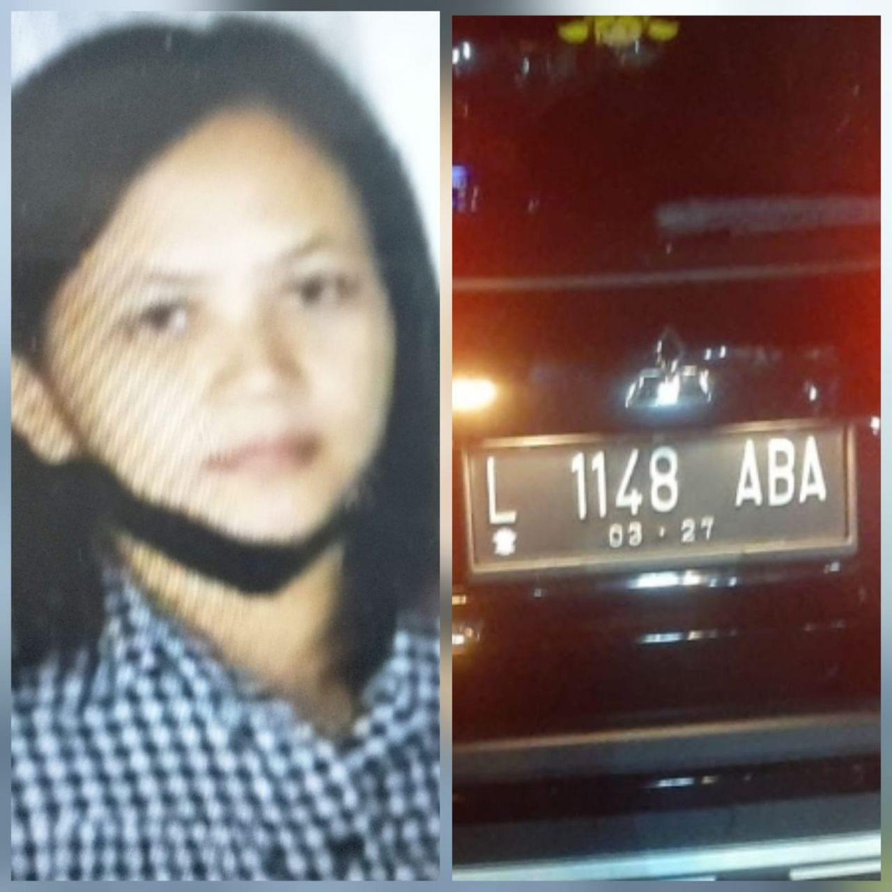 Yovita Agustina dan mobil yang dibawa