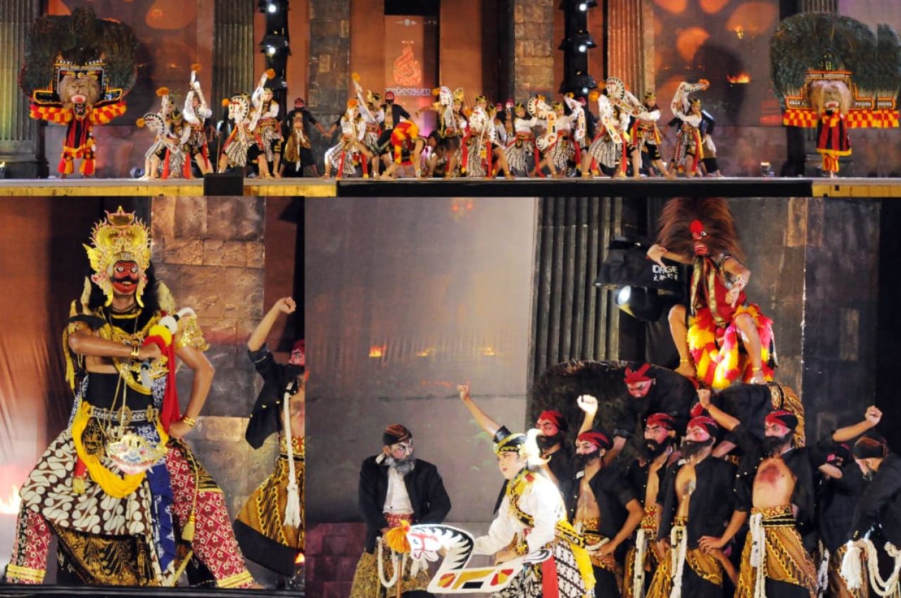 Reog Taruno Djayengrono SMAN 1 Pulung Tampil Atraktif di FNRP XXIX 2024