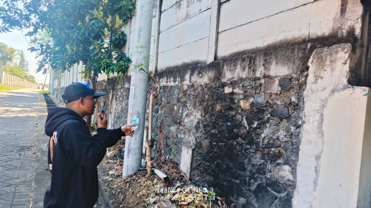 Tanah sisa yang disoalkan warga