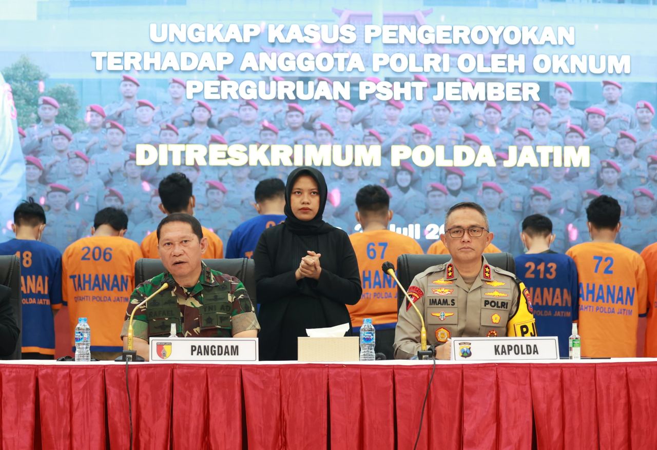Polda Jatim Tetapkan 13 Oknum Pendekar PSHT Jember Tersangka Pengeroyokan Polisi Saat Patroli