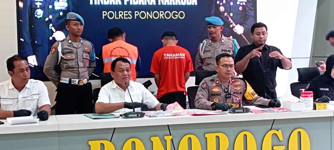 Polres Ponorogo Bongkar Sindikat Pengedar Narkoba, 3 Pelaku Diamankan