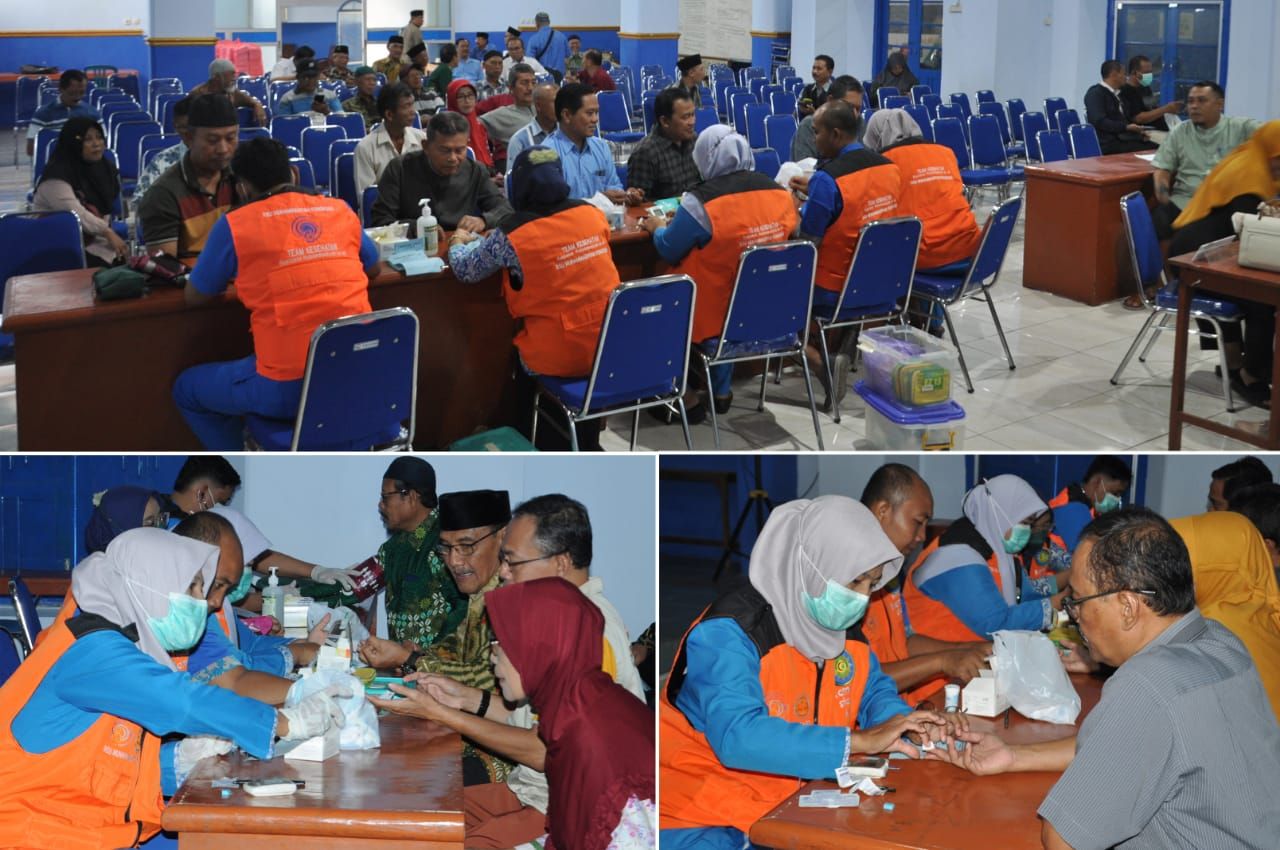 Jaga Kesehatan Warga Muhammadiyah, PCM Ponorogo Gelar Cek Kesehatan Giat