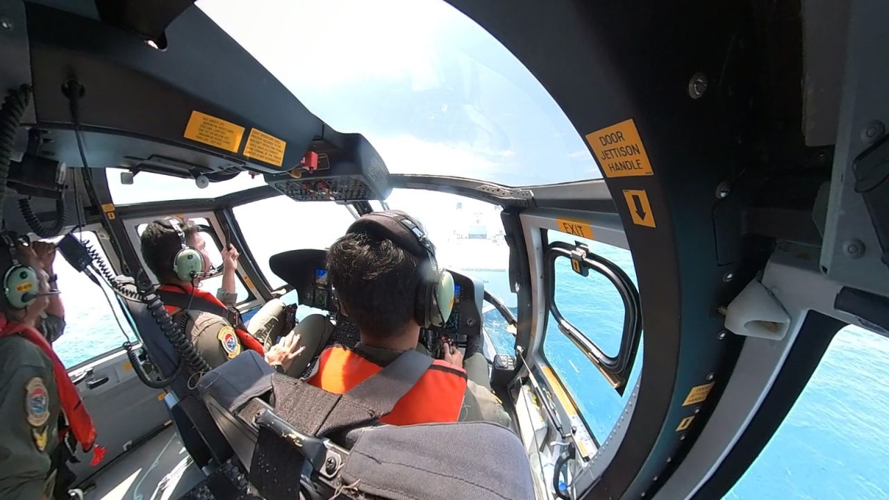 Skuadron Udara 100 Wing Udara 2 Puspenerbal Juanda yang mengoperasikan helikopter AS565 MBe Panther