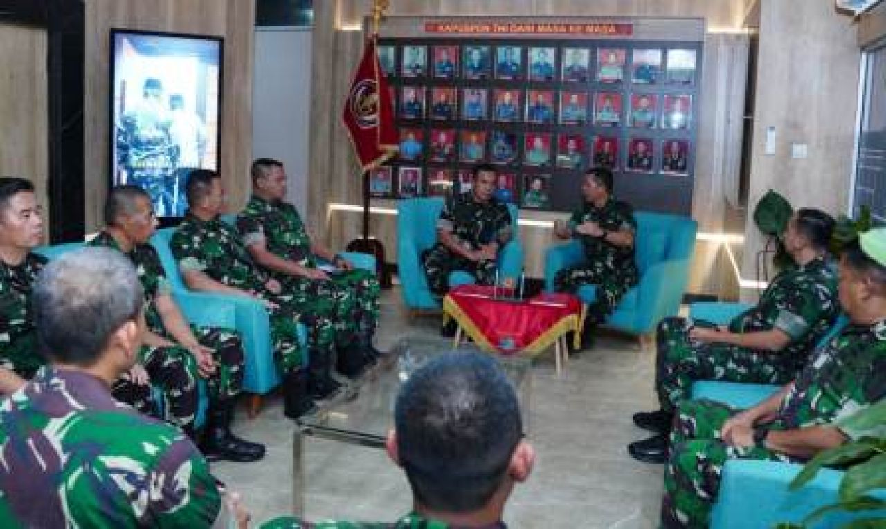 Acara lepas sambut Kepala Pusat Penerangan (Kapuspen) TNI