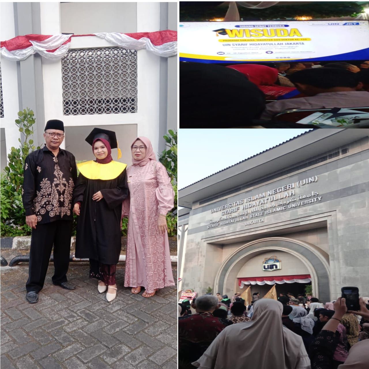 Raih Yudisium 3.68, Cumlaude Kedua Orang Tua Sevilla Fithri Fauziyyah Bangga dan Terharu