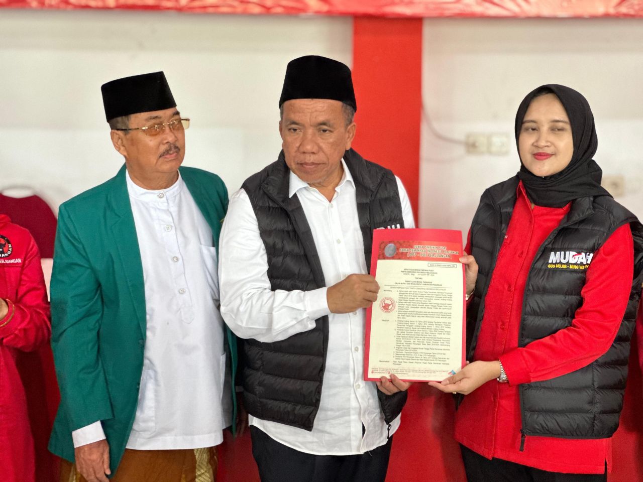 PDI-P memberikan rekom ke pasangan MUDAH