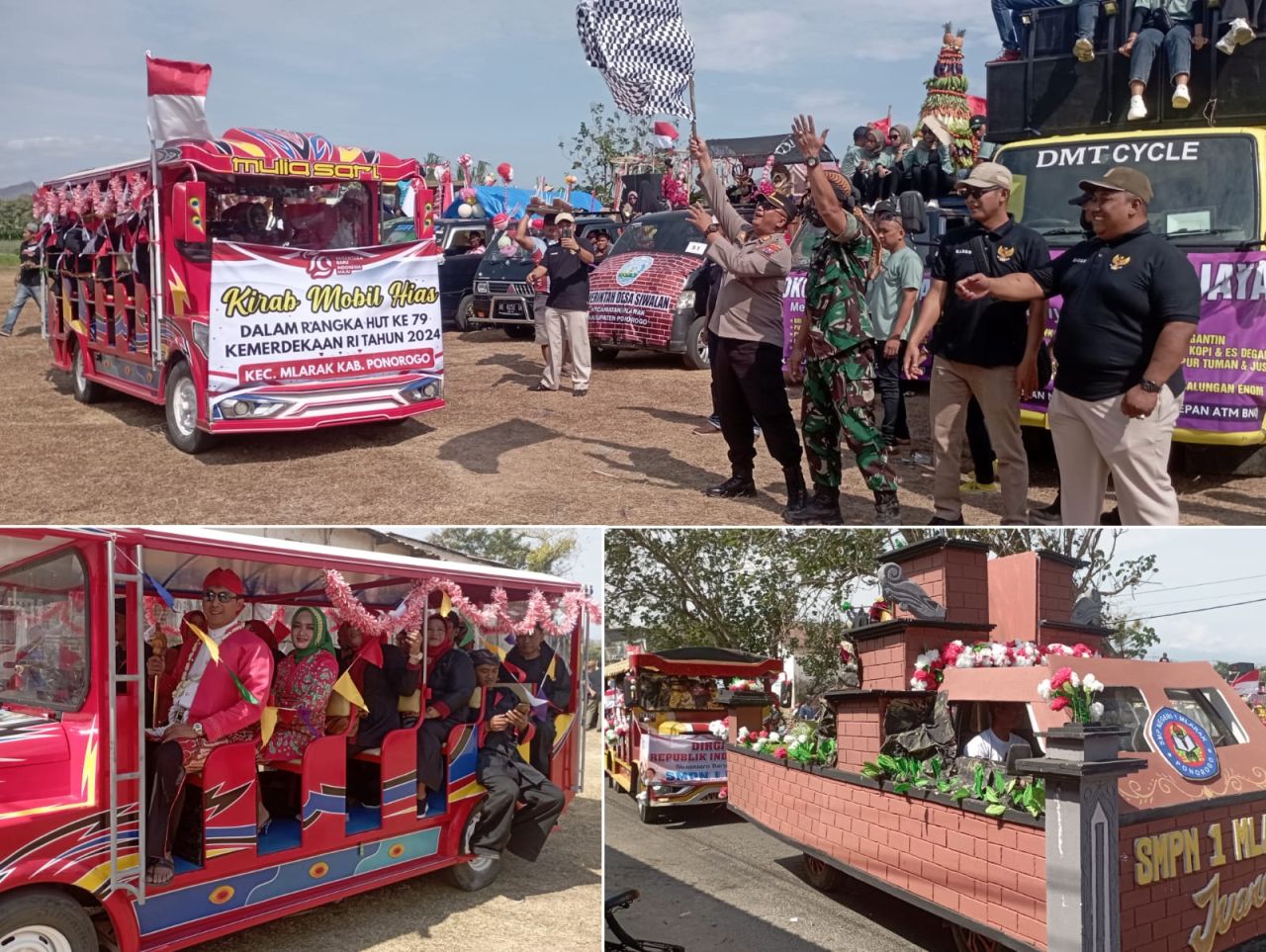 Kreatifitas Tanpa Batas, Karnaval Mlarak Pukau Mata dengan Ragam Kendaraan Biasa