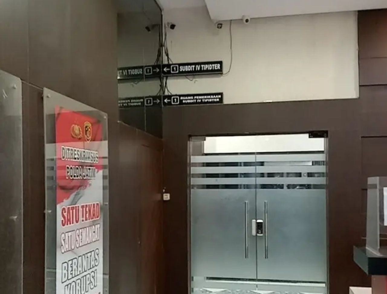 Ruangan Subdit IV Tipiter Ditreskrimsus Polda Jatim