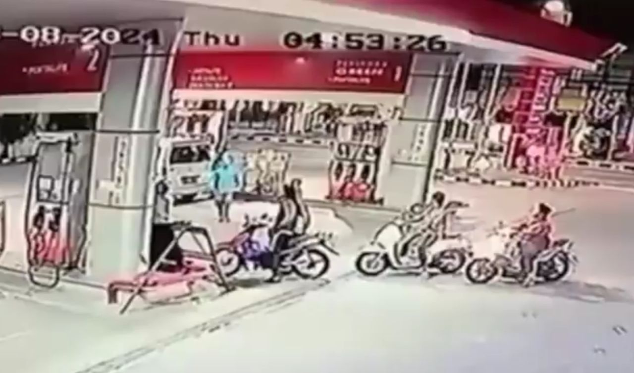 SPBU Magersari, lokasi pengeroyokan