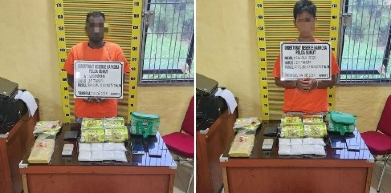 SG bersama rekannya FR warga Polonia