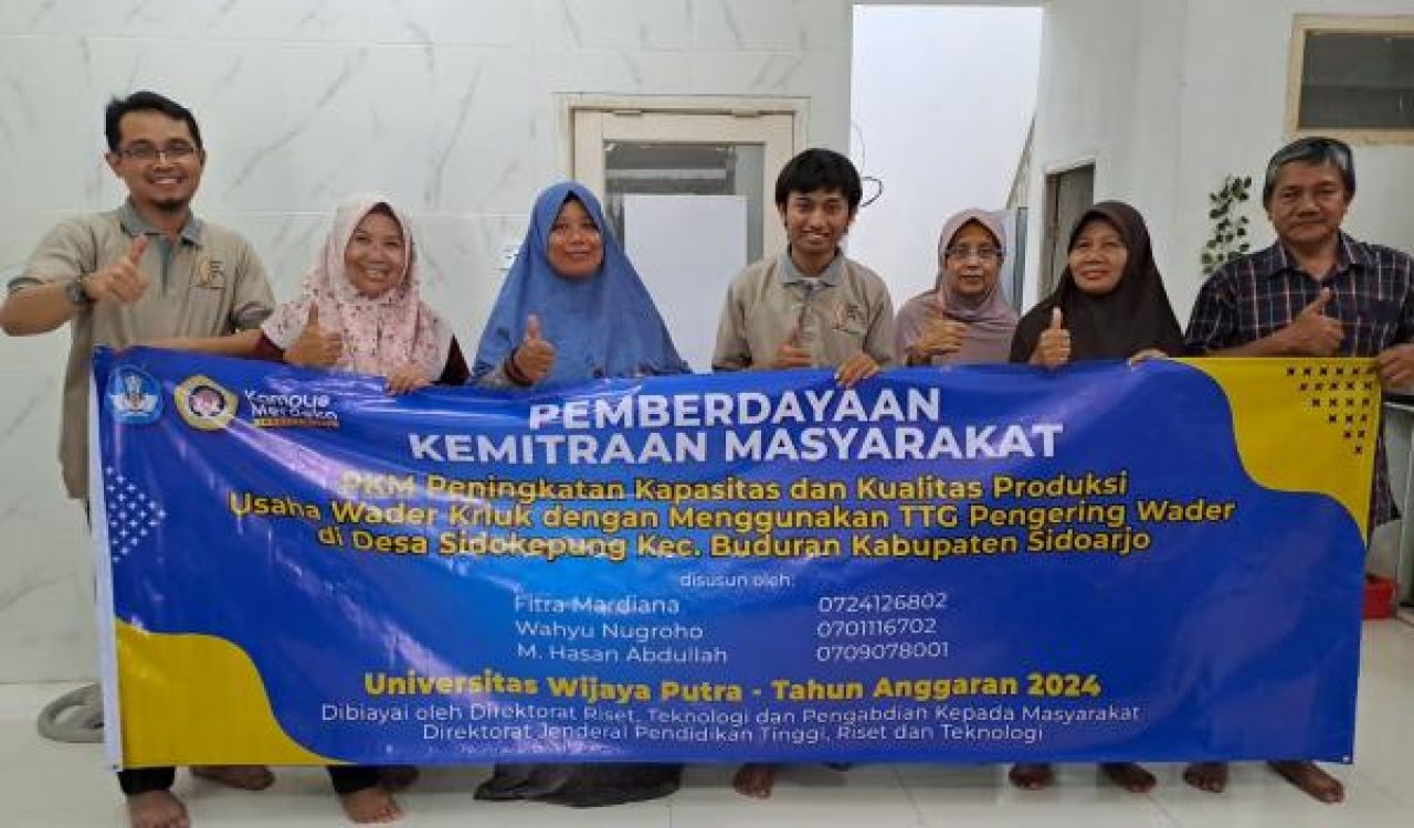 Dosen UWP Buat Inovasi Teknologi Tepat Guna Oven Pengering Wader. Tingkatkan Produksi UKM Sidoarjo