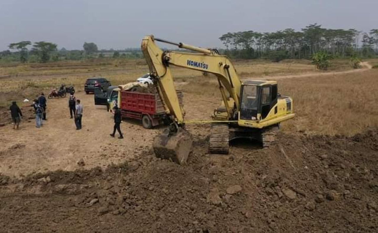 Penggrebekan tambang ilegal di Desa Jatirembe