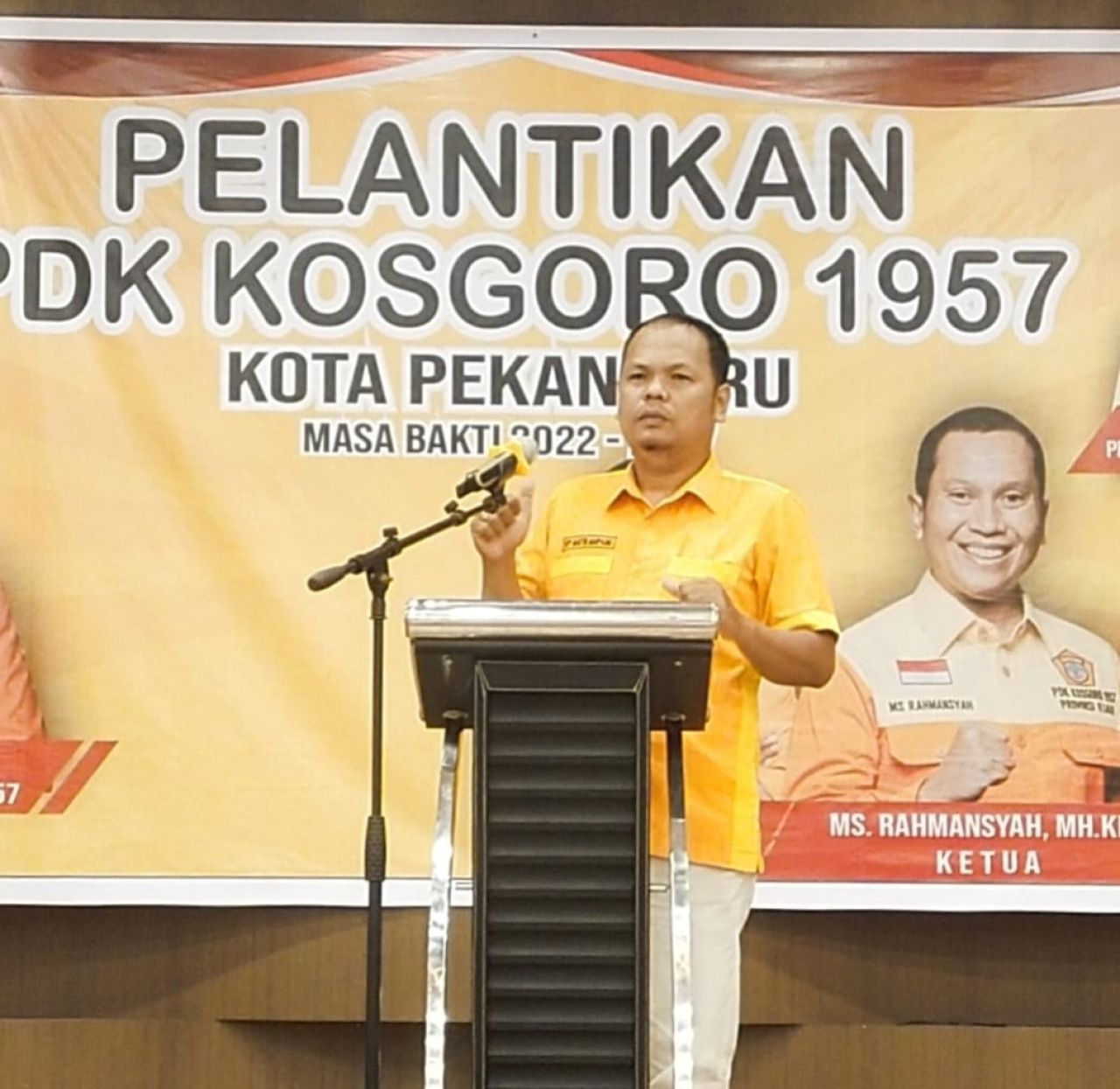 Ketua PK.KOSGORO 1957 Kecamatan Limapuluh, Roy Martin Marpaung.ST