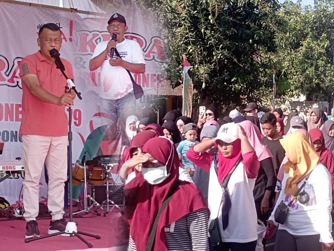 Meriah Antusias Ribuan Warga Ngampel Ikuti Jalan Sehat Bersama Kang Giri