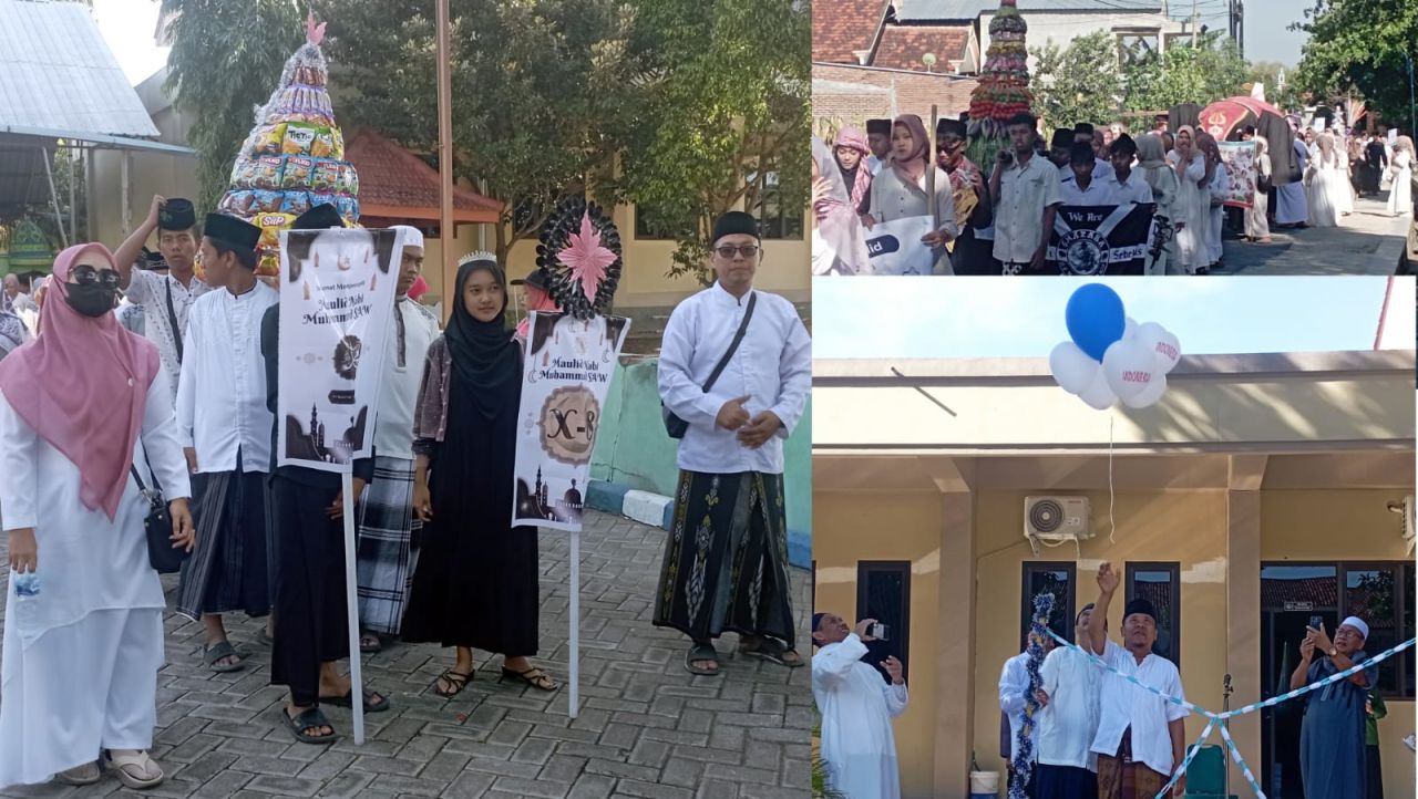 Tanamkan Akhlak Mulia Nabi Muhammad SAW, SMAN 1 Babadan Gelar Peringatan Maulidan