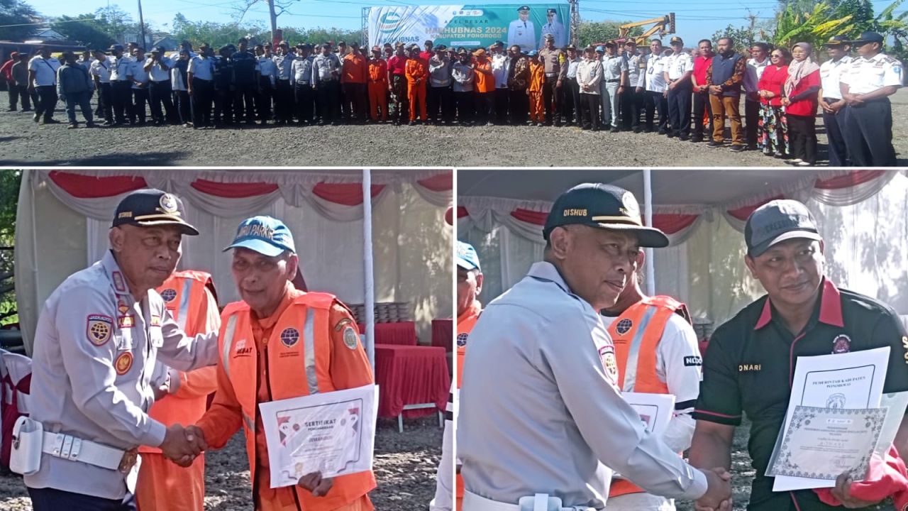 Dishub Ponorogo Gelar Upacara Peringati Hari Perhubungan Nasional 2024