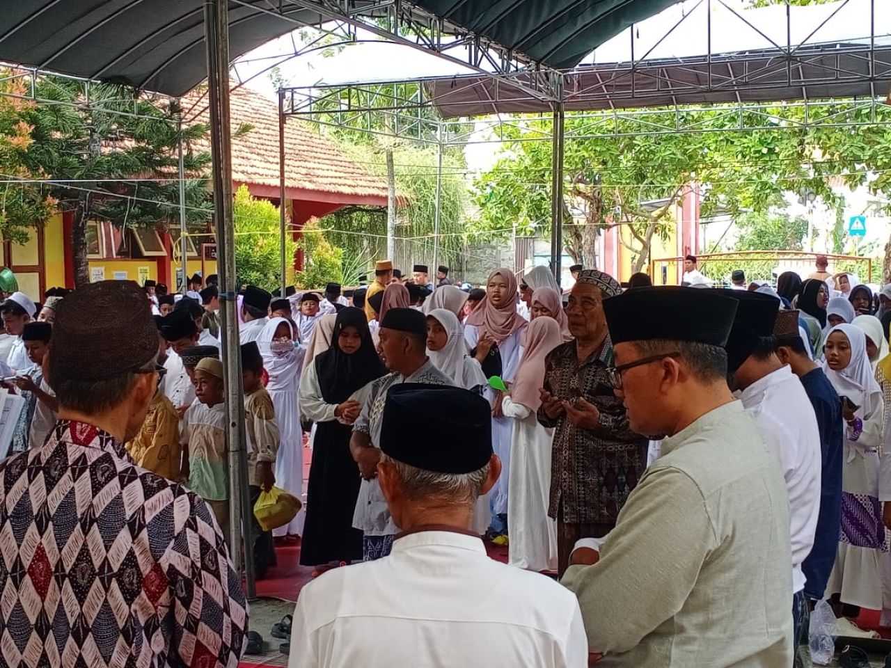 Peringatan Maulud Nabi di SDN 1 Tunjung